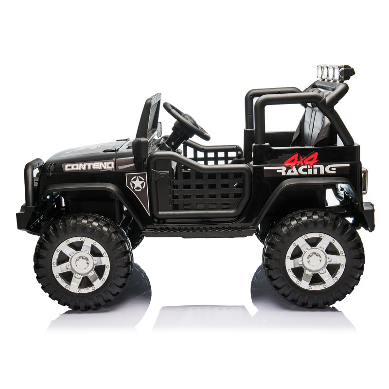 Gymax 12v Electric Kids Ride On Car Truck W Mp3 Horn 2.4g Remote Control Reviews Wayfair Canada